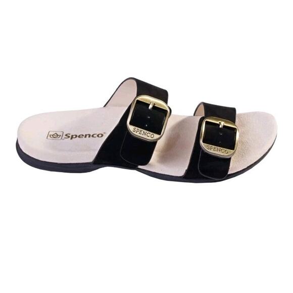 Spenco Orthotic Women’s Vista Slide Sandal Arch Support Leather Size 12D - Picture 3 of 9